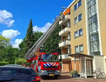 Stormschade door losgekomen zonnewering