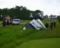 Hijskraan ingezet voor berging
