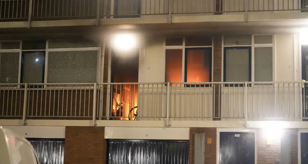 Uitslaande brand in flat
