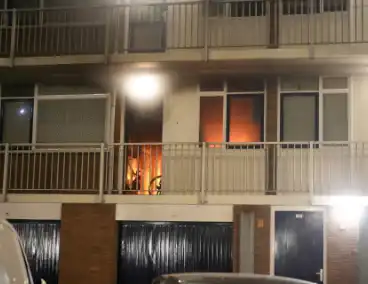 Uitslaande brand in flat