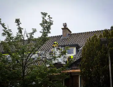 Sloopwerkzaamheden bij brand in dak