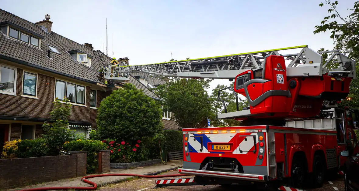 Sloopwerkzaamheden bij brand in dak - Foto 1