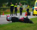 Fietser gewond na ongeval met motor