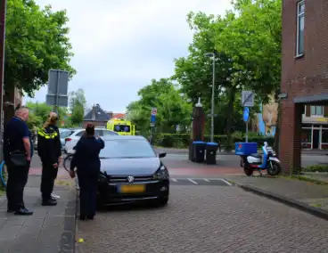Scooterbezorger gewond geraakt