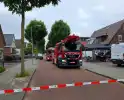 Brand op dak van winkel veroorzaakt schade