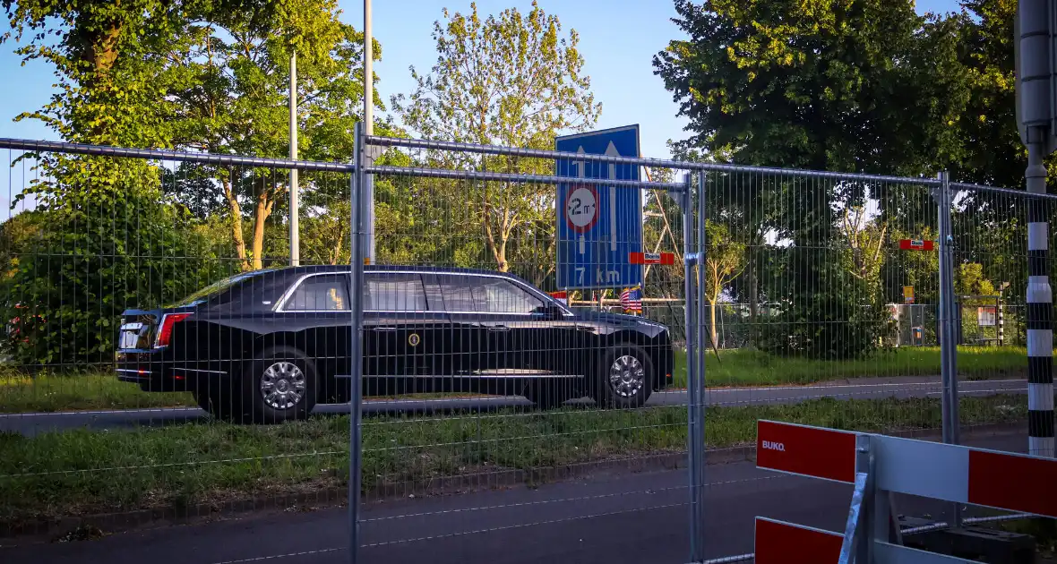 Grote belangstelling voor President Trump - Foto 4