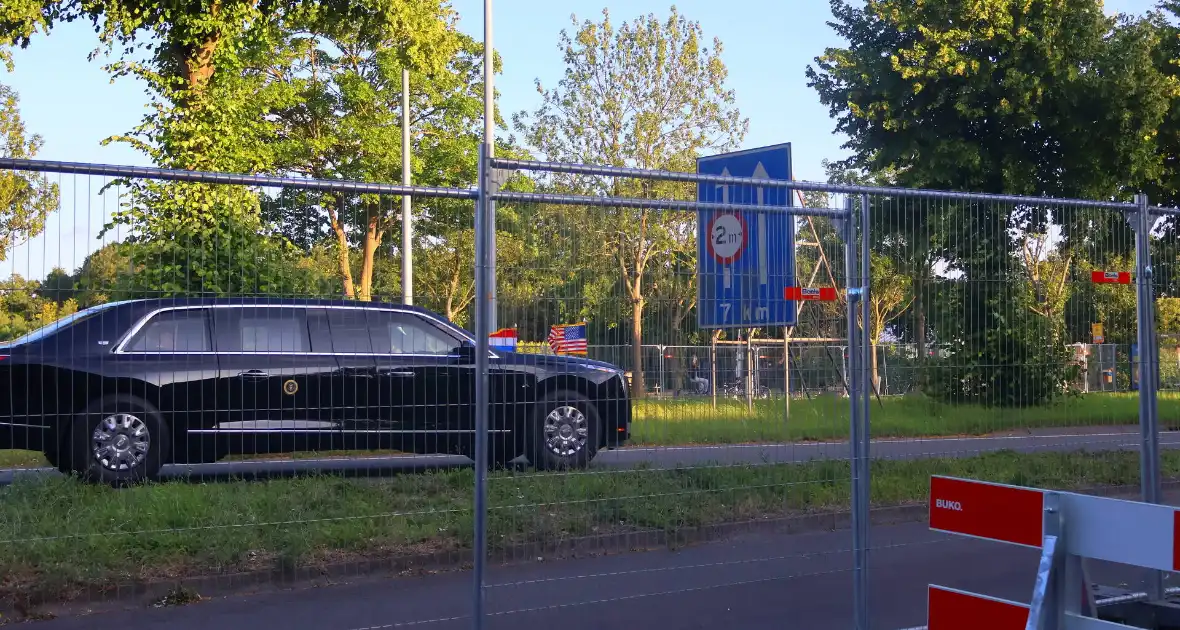 Grote belangstelling voor President Trump - Foto 5