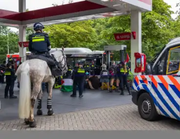 Politie beëindigd demonstratie Extinction Rebellion