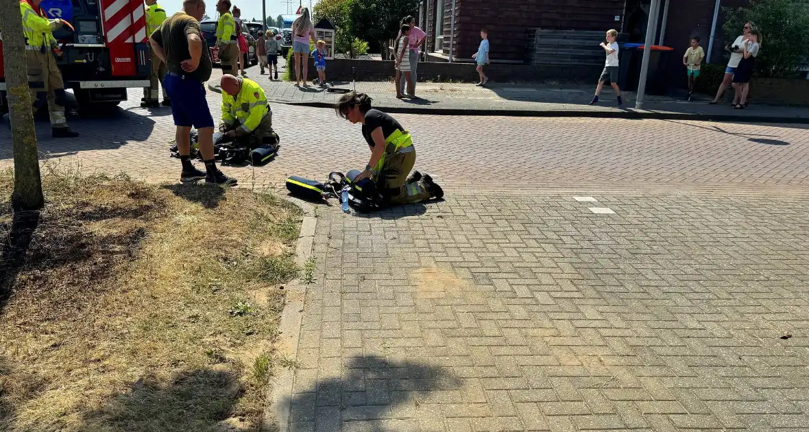 Brand ontstaan tijdens maaiwerkzaamheden - Foto 2