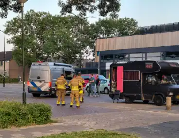 Explosievendienst onderzoekt camper na incident