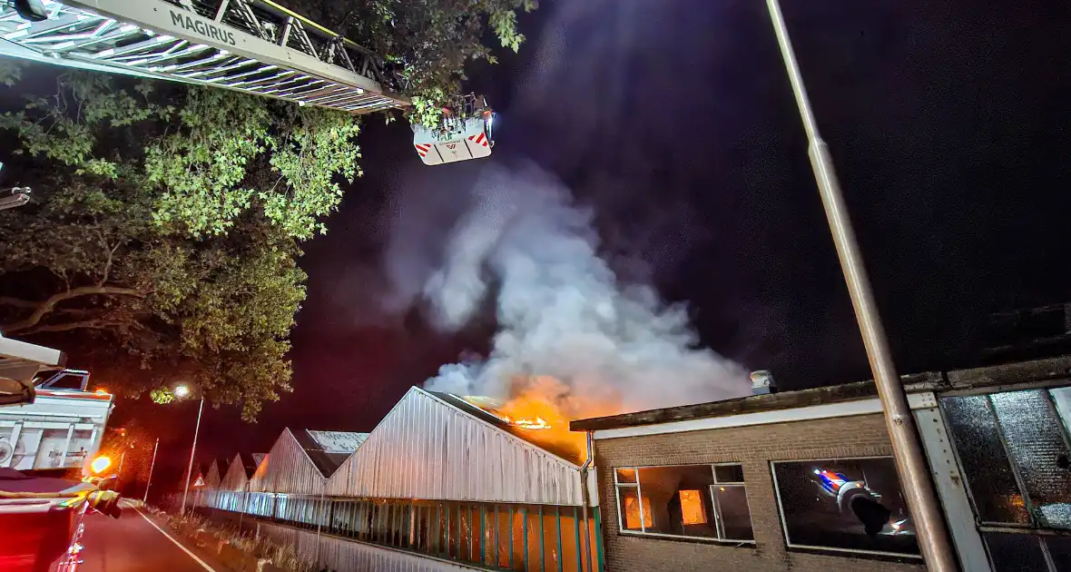 Grote brand treft bedrijfspand opnieuw - Foto 1