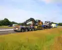 Vrachtwagenbrand door klapband snel geblust