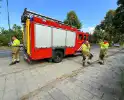 autobrand veroorzaakt rookontwikkeling