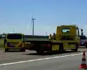 Ongeval op snelweg veroorzaakt hinder