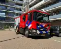 Ambulance ter plekke na brandmelding