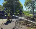 Rietbrand effectief geblust door brandweer