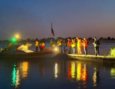 Zoektocht op water na vermissing
