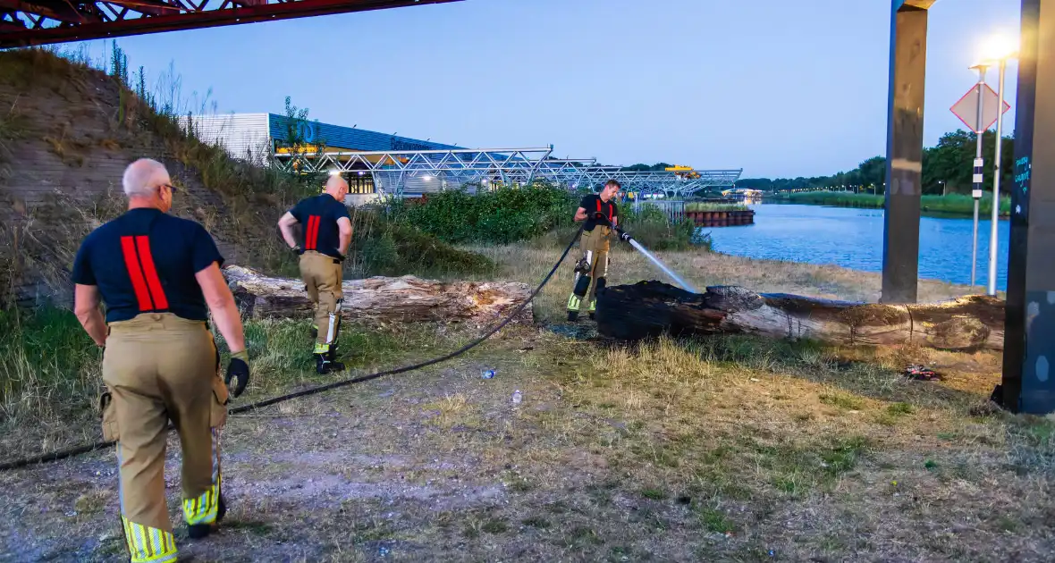 Mogelijke brandstichting bij boomstronk - Foto 6