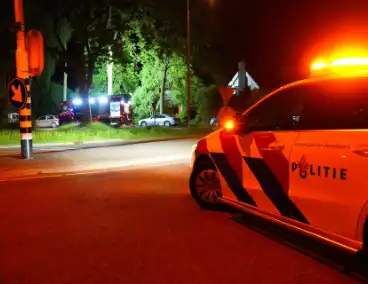 Brand ontdekt door buurvrouw