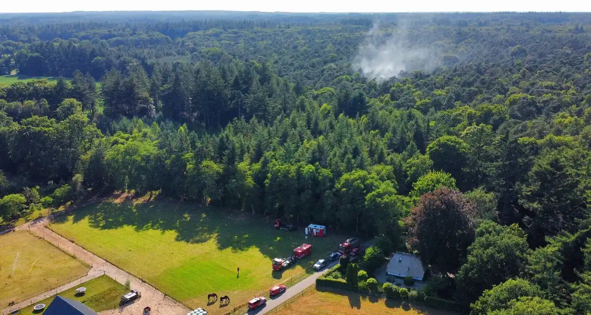 Brandweer pakt heidebrand aan