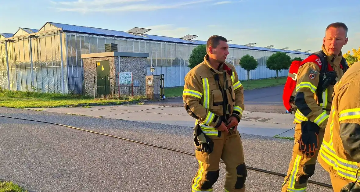 Rook uit technische ruimte door brand