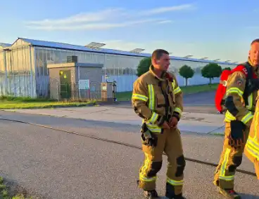 Rook uit technische ruimte door brand