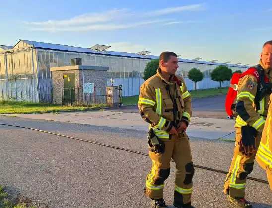 Rook uit technische ruimte door brand