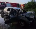 Auto brandt uit op parkeerplaats