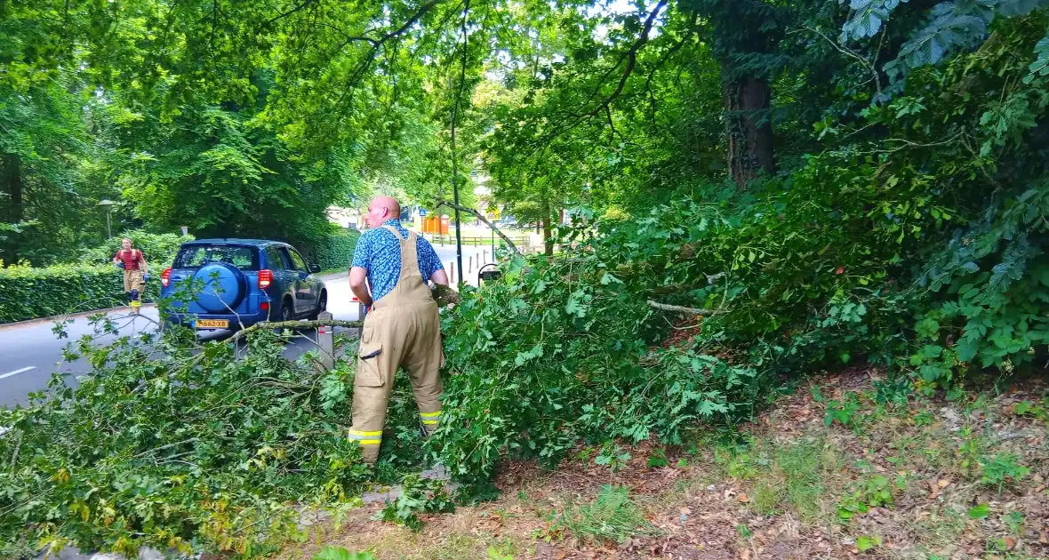 Stormschade zorgt voor gevaar op de weg - Foto 3