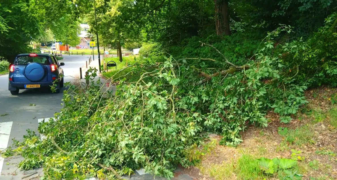 Stormschade zorgt voor gevaar op de weg - Foto 7