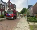 Blikseminslag verwoest dakpannen