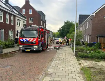 Blikseminslag verwoest dakpannen
