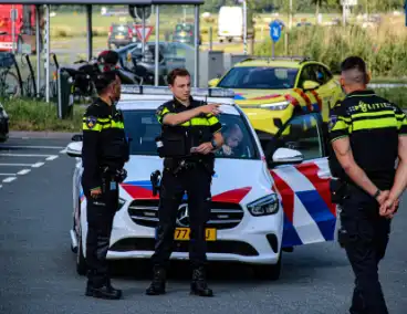 Voertuigen komen in botsing, geen gewonden