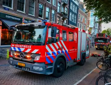 Brand in winkel onder controle