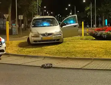 Bestuurder na ongeval aangehouden
