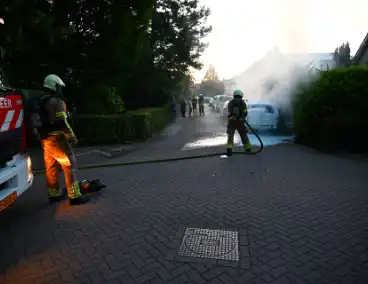 Voertuigbrand snel geblust