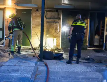 Woningbrand veroorzaakt schade