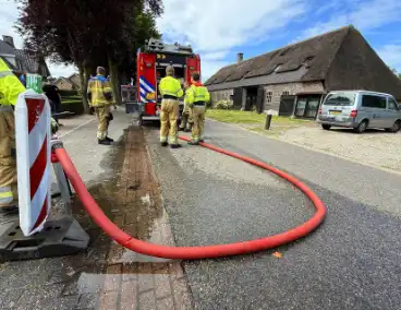 Kampvuur breidt zich uit en brandweer blaast brand snel uit