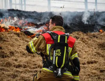 Treinverkeer plat door bermbrand bij station