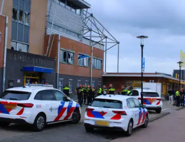 Vernielingen bij voormalig stadion
