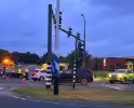 Ongeval met drie auto's