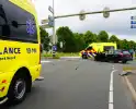 Botsing met blikschade op drukke kruising