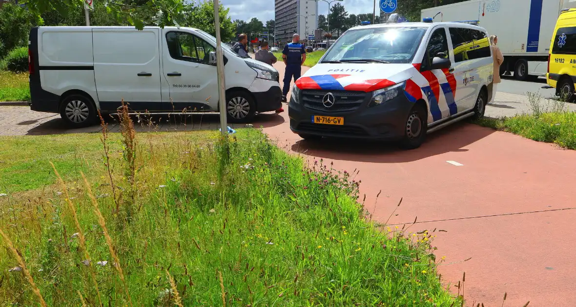 Fietser aangereden door sleepkabel - Foto 4