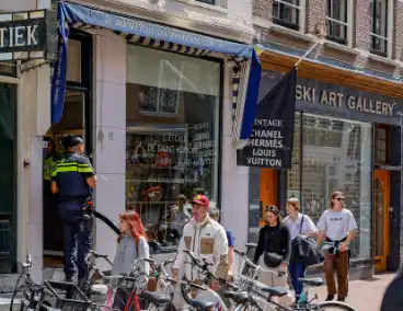 Overval op designerwinkel
