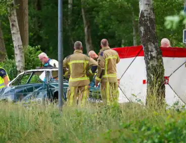 Eenzijdig ongeval met vier gewonden