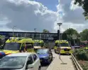 Traumaheli en hulpdiensten massaal ingezet