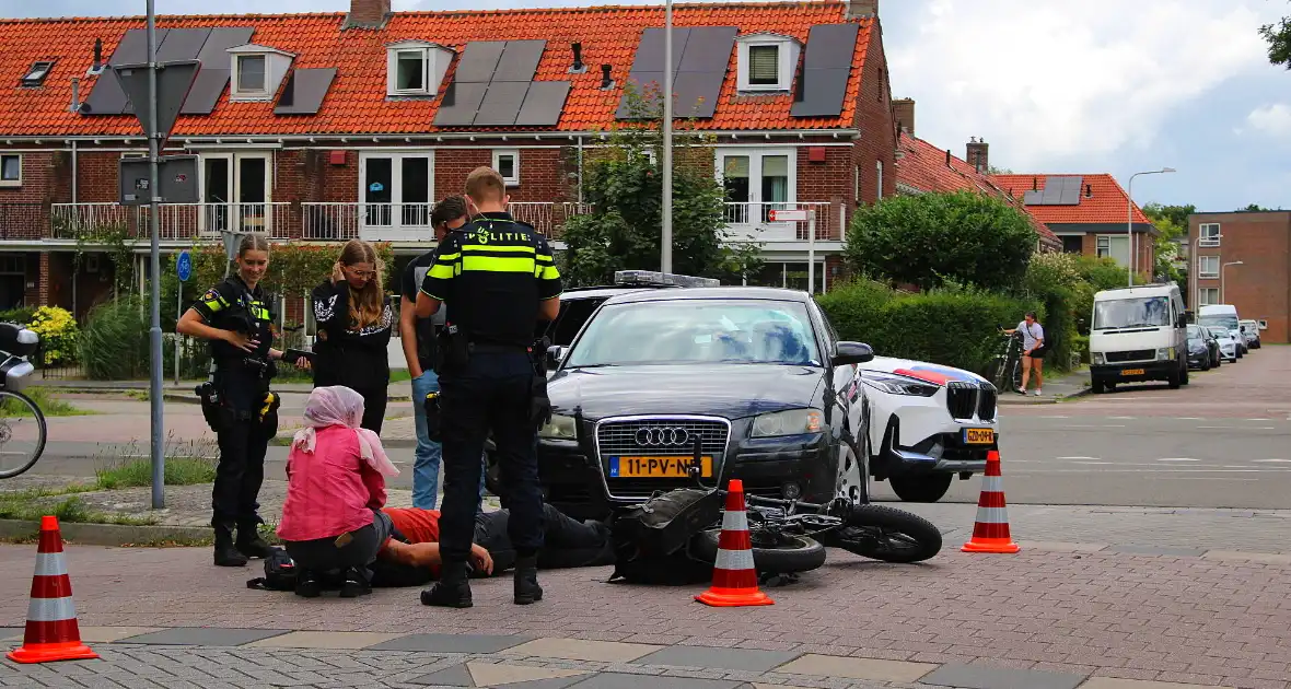 Fatbike geschept door auto bij afslag - Foto 3