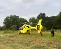 Helikopter ingezet voor medische situatie
