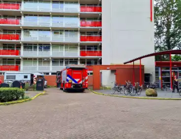 Flat gecontroleerd na brandmelding