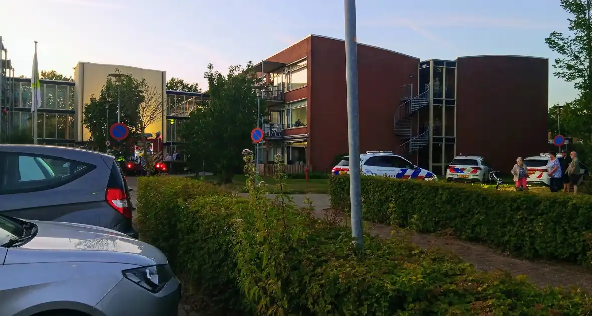 Grote inzet hulpdiensten bij woningbrand in woonzorgcentrum